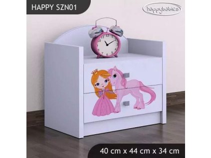 vyr 23024 szafka nocna happy szn 01 ksiezniczka i jednorozec