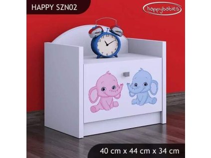 vyr 23142 szafka niska happy szn02 rozowy i niebieski slon 8