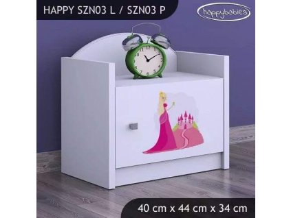 vyr 23203 szafka nocna happy szn03 ksiezniczka z zamkiem 8