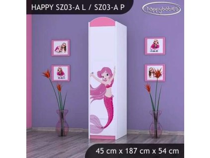 vyr 23488 szafa happy sz03 a rozowa syrenka 2