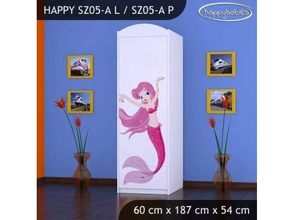 vyr 23663 szafa happy sz05 a rozowa syrenka 4