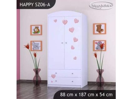 vyr 23754 szafa happy sz06 a rozowy slon z sercem 2