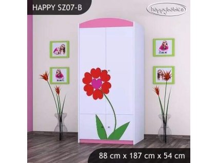 vyr 23907 szafa happy sz07 b dwa kwiaty 2