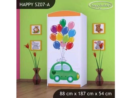 vyr 23983 szafa happy sz07 a zielone auto z balonami 9