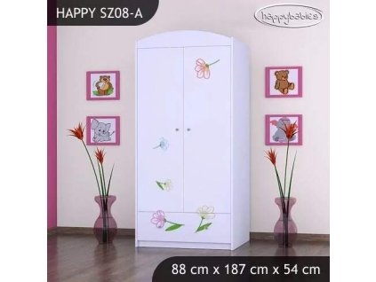 vyr 24022 szafa happy sz08 a misiu z kwiatkami 3
