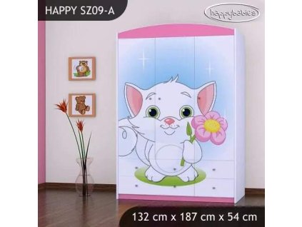 vyr 24093 szafa happy sz09 a kotek z kwiatkiem 5