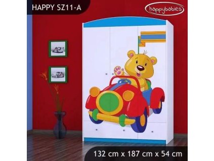 vyr 24288 szafa happy sz11 a misiu w czerwonym aucie 5