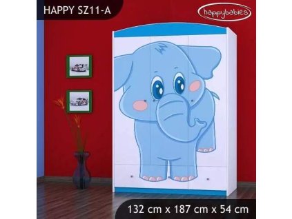 vyr 24293 szafa happy sz11 a niebieski slon 5