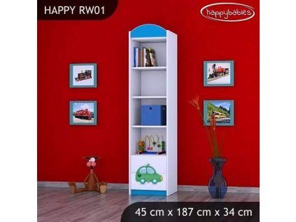 vyr 24428 regal wysoki happy rw01 zielone auto z balonami 5