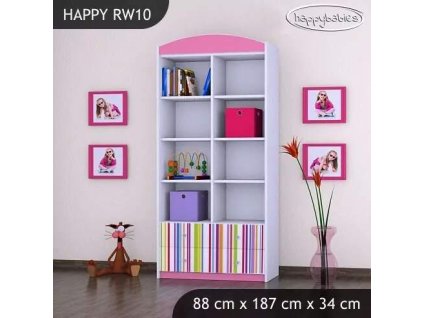 vyr 24800 regal wysoki happy rw10 kolorowe paski