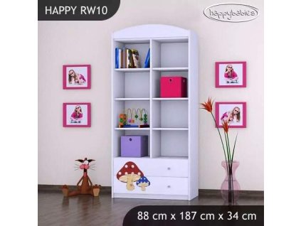 vyr 24837 regal wysoki happy rw10 rozowy grzybek 3