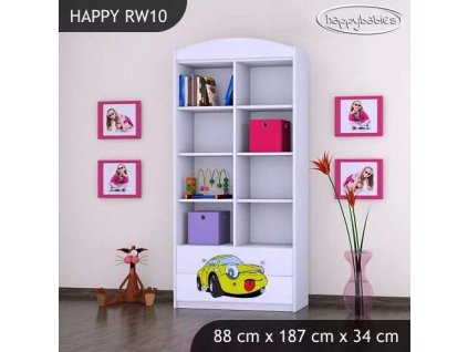 vyr 24875 regal wysoki happy rw10 zolty samochodzik 9