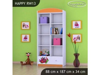 vyr 25033 regal wysoki happy rw13 kolorowy zolw