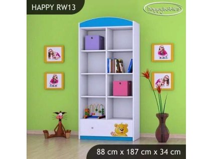 vyr 25052 regal wysoki happy rw13 misiu w czerwonym aucie