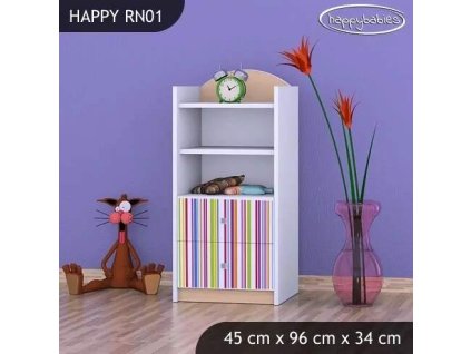 vyr 25313 regal niski happy rn01 kolorowe paski 2