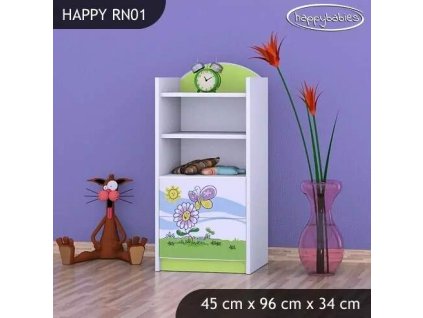 vyr 25327 regal niski happy rn01 kwiatek i motyl 3