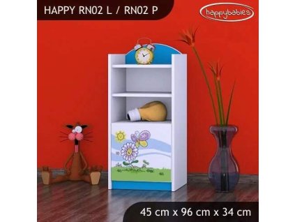 vyr 25360 regal niski happy rn02 kwiatek i motyl 3