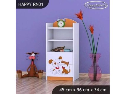 vyr 25426 regal niski happy rn01 piesek i kotek