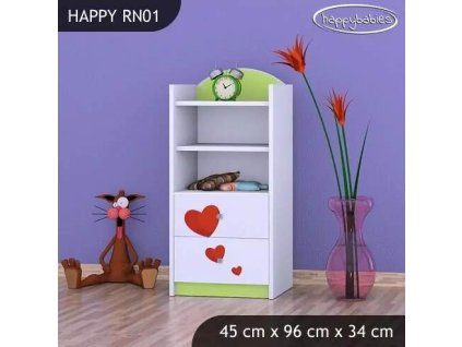 vyr 25432 regal niski happy rn01 pszczolka z sercem