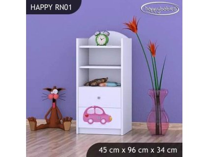 vyr 25435 regal niski happy rn01 rozowe auto z balonami