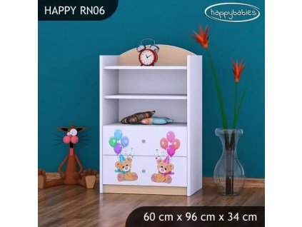 vyr 25491 regal niski happy rn06 dwa misie z balonami