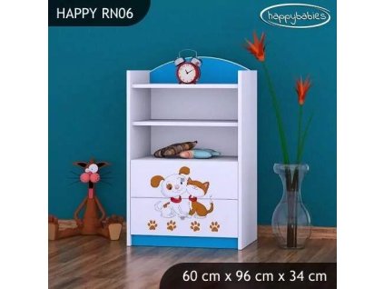 vyr 25802 regal niski happy rn06 piesek i kotek