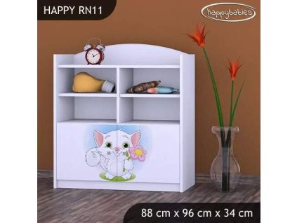 vyr 25868 regal niski happy rn11 kotek z kwiatkiem 2