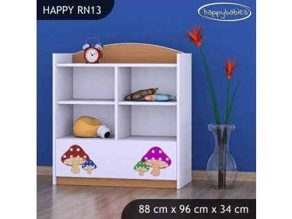 vyr 26029 regal niski happy rn13 rozowy grzybek