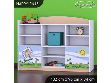 vyr 26096 regal niski happy rn15 kwiatek i motyl