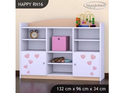 vyr 26210 regal niski happy rn16 rozowy slon z sercem