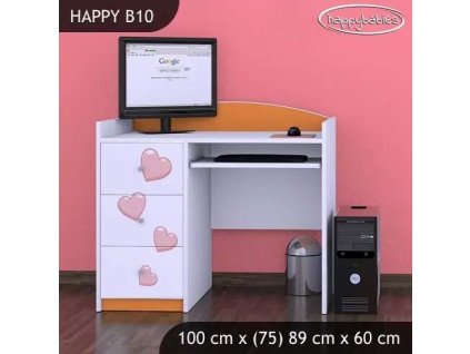 vyr 27059 biurko happy b10 rozowy slon z sercem