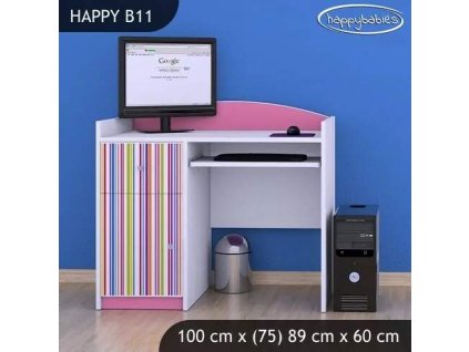 vyr 27109 biurko happy b11 kolorowe paski