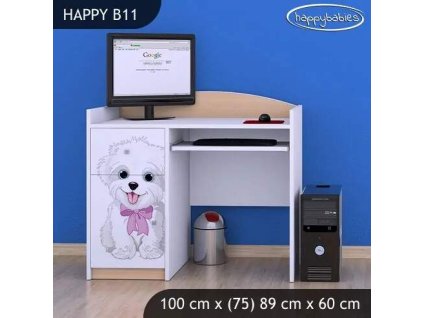 vyr 27137 biurko happy b11 piesek z kokarda 2