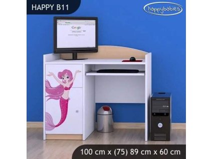 vyr 27144 biurko happy b11 rozowa syrenka