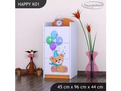 vyr 27195 komoda happy k01 dwa misie z balonami