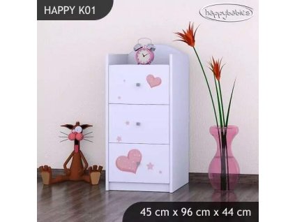 vyr 27218 komoda happy k01 mis z sercem 2