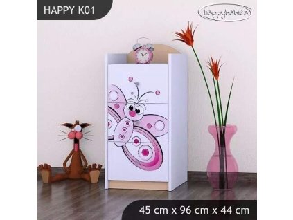 vyr 27222 komoda happy k01 motylek 2