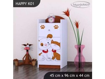 vyr 27225 komoda happy k01 piesek i kotek 2
