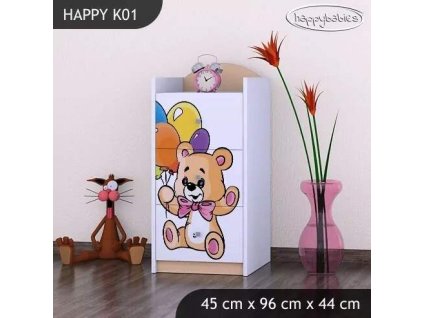 vyr 27254 komoda happy k01 szczesliwe misie