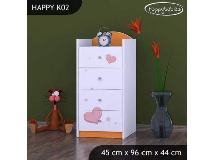 vyr 27306 komoda happy k02 mis z sercem