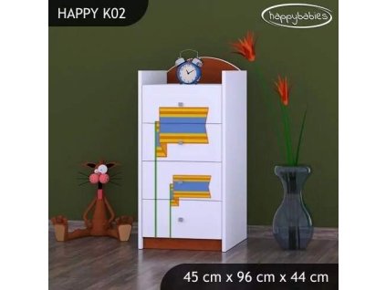 vyr 27307 komoda happy k02 misiu w czerwonym aucie 2