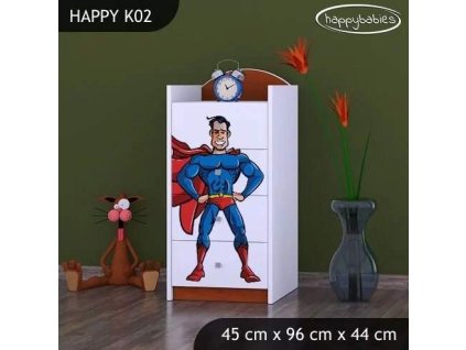 vyr 27341 komoda happy k02 superman