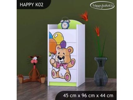 vyr 27342 komoda happy k02 szczesliwe misie