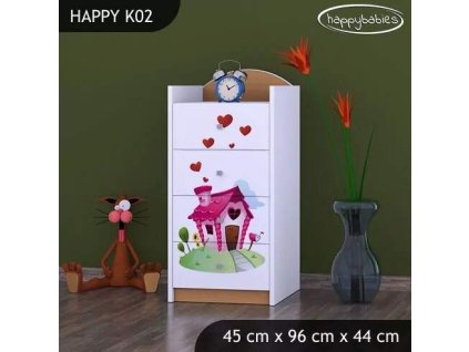 vyr 27352 komoda happy k02 zaczarowany domek