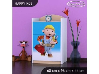 vyr 27366 komoda happy k03 bob budowniczy