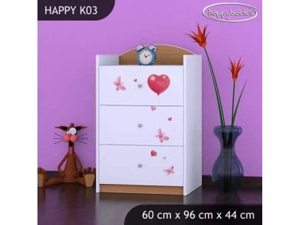 vyr 27392 komoda happy k03 mis z balonami 2