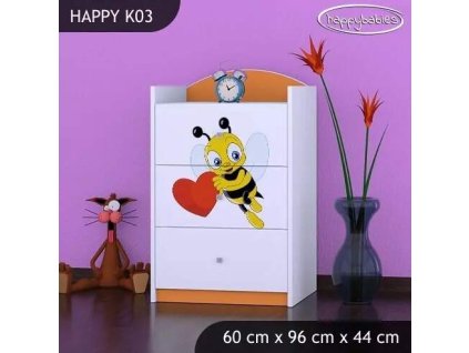 vyr 27407 komoda happy k03 pszczolka z sercem 2