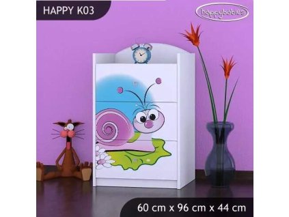 vyr 27419 komoda happy k03 slimak