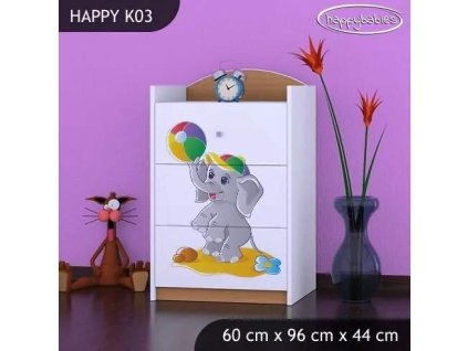 vyr 27421 komoda happy k03 slon z pilka