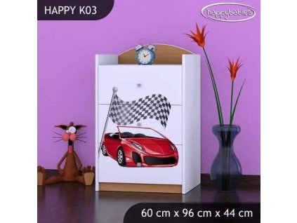 vyr 27432 komoda happy k03 trzy auta